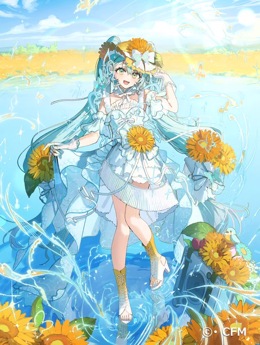 初音ミク「#マジカルミライ2026 」 メインビジュアルを担当させていただきました! 何卒よろしくお願いいたします。