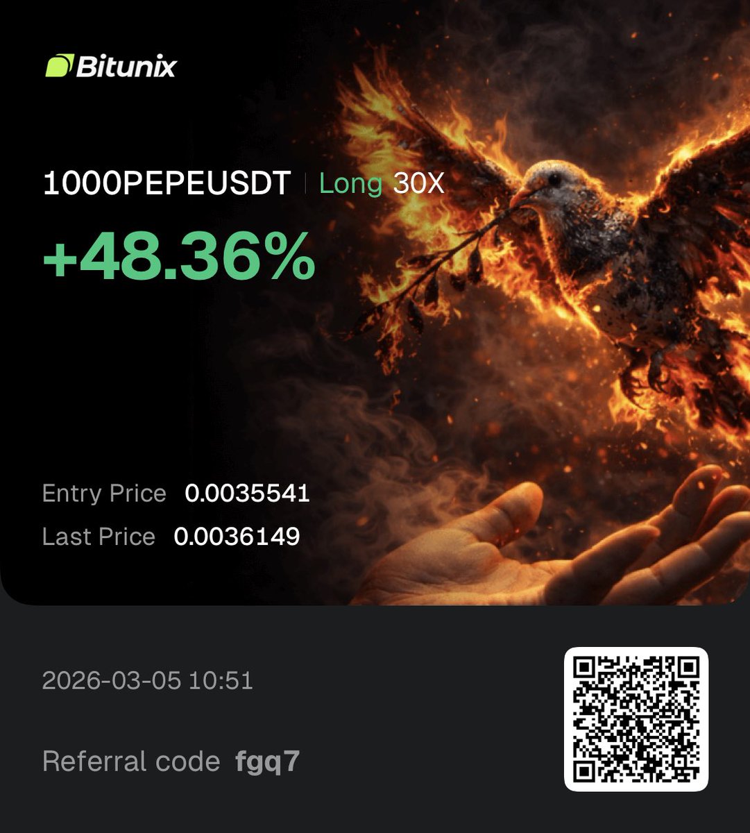 2 trades called in my community today 

275% running $FARTCOIN $PEPE

it’s free to join 😎