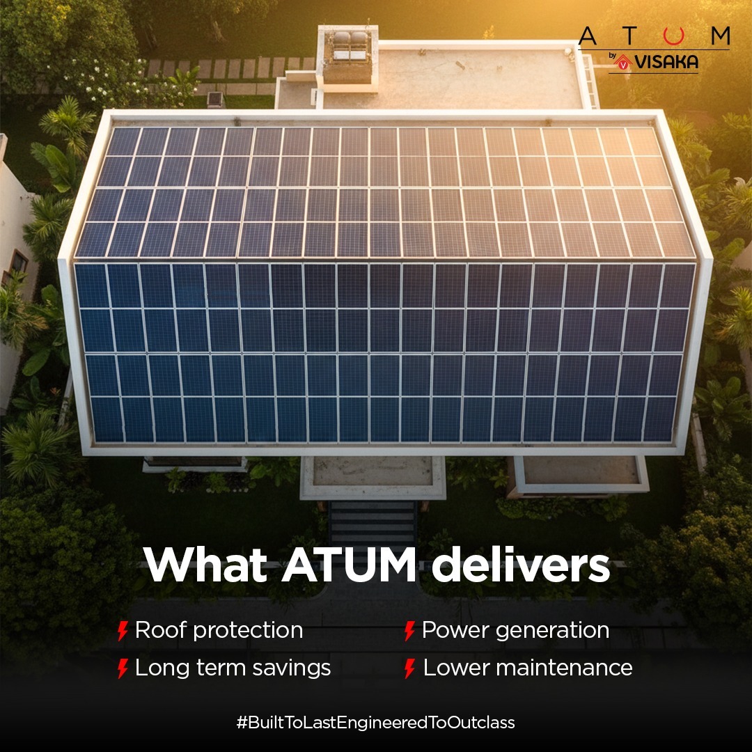 ATUM - World's 1st Integrated Solar Roof tweet media
