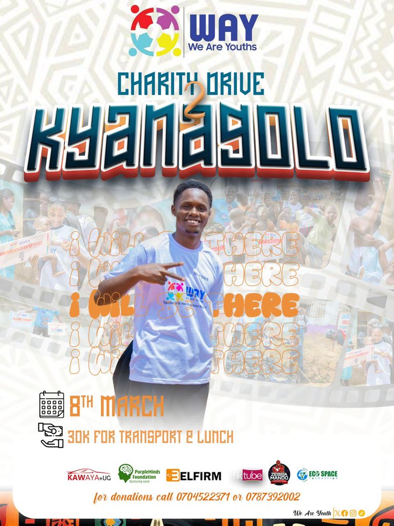 WeAreYouthsUg's tweet photo. Young people are so ready for #WAYCharityDrive as we head to Kyanagolo https://t.co/8LyfNYUxqV