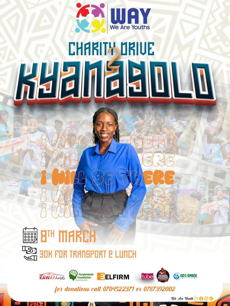 WeAreYouthsUg's tweet photo. Young people are so ready for #WAYCharityDrive as we head to Kyanagolo https://t.co/8LyfNYUxqV