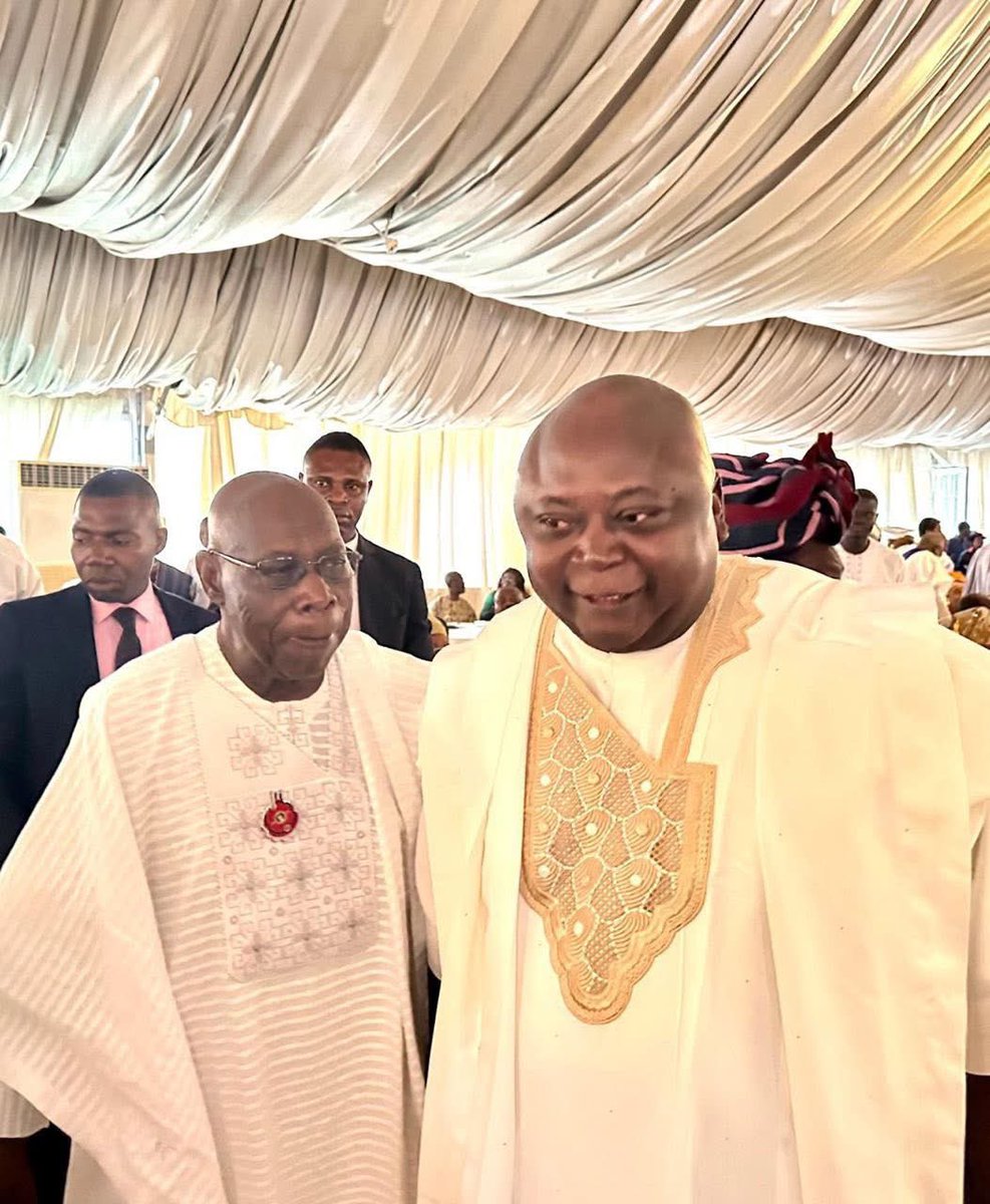 korede_coded1's tweet photo. Hon. Oladipupo Adebutu celebrates an elder statesman and a father figure whose contributions to the growth and stability of our nation remain indelible, Chief Olusegun Obasanjo on his 89th birthday, today, 5th of March, 2026. https://t.co/uOnDWwszZM