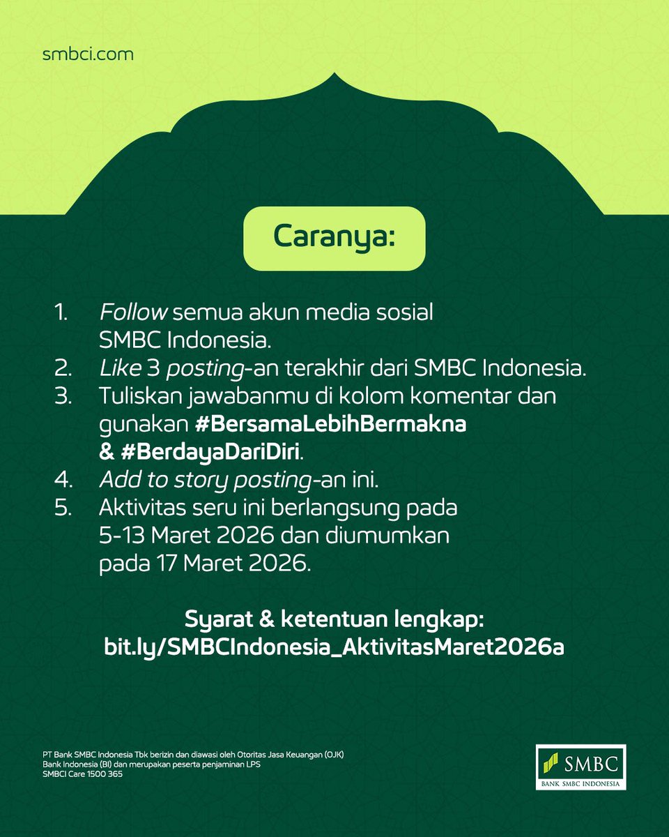 SMBC Indonesia tweet media