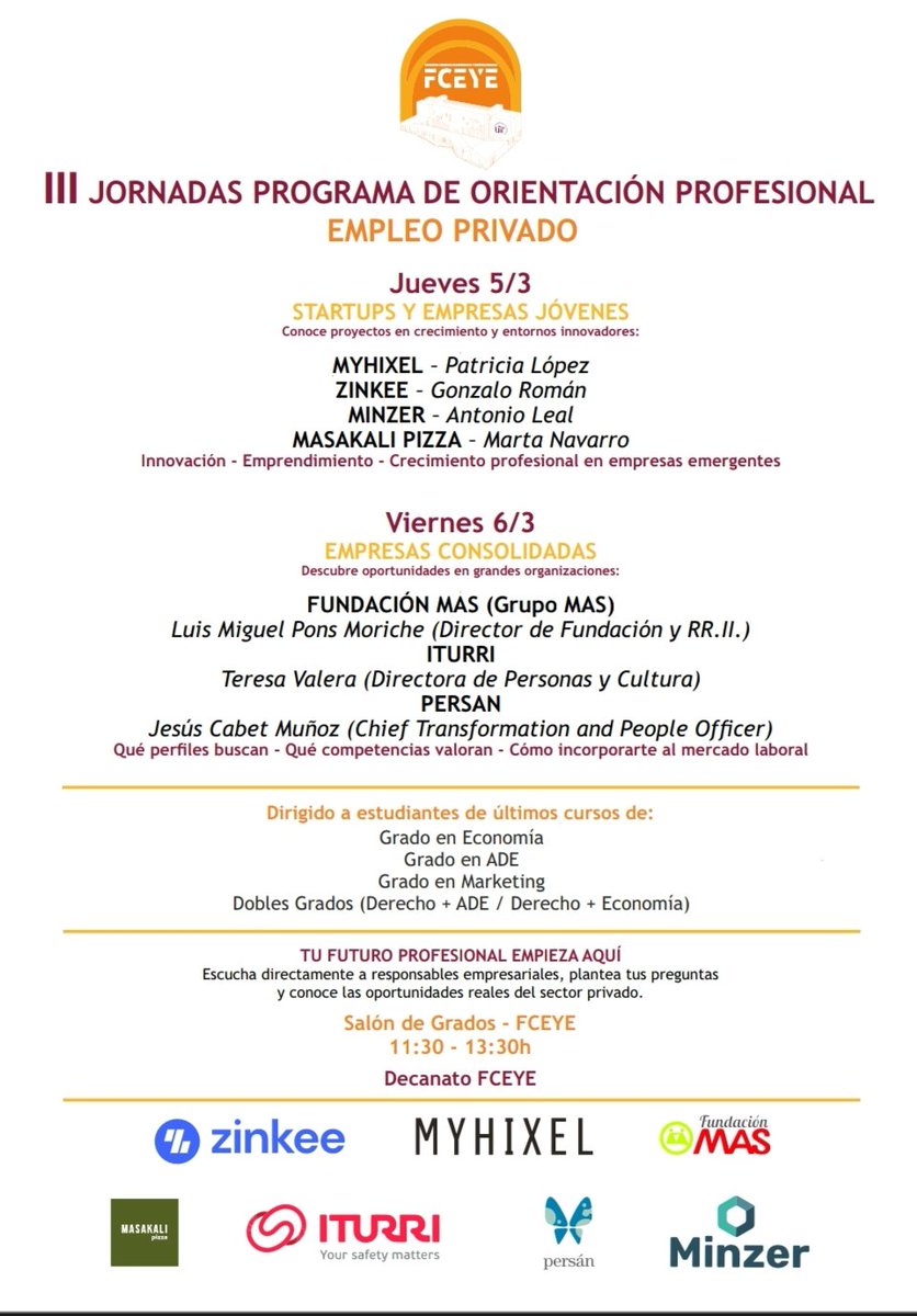 Facultad Económicas y Empresariales Univ. Sevilla tweet media