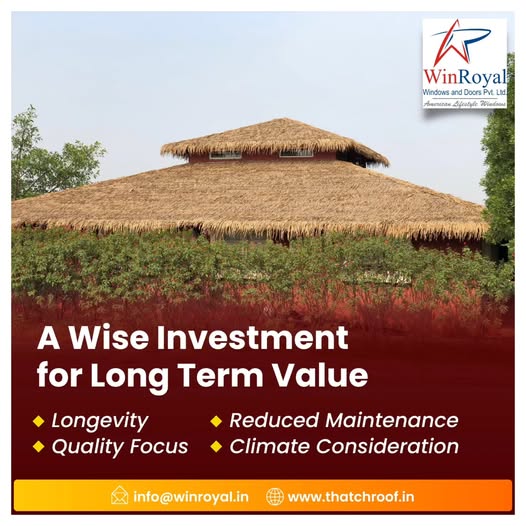 WinRoyalpune's tweet photo. 📷 A WISE INVESTMENT FOR LONGTERM VALUE📷
📷 We can install Synthetic Thatch Roof in Lakshadweep  INDIA
.
📷Visit our website
📷 https://t.co/zphZXYVLpv
📷For more details
📷 Call +91 87666 89429 https://t.co/NJTeFkUkNZ