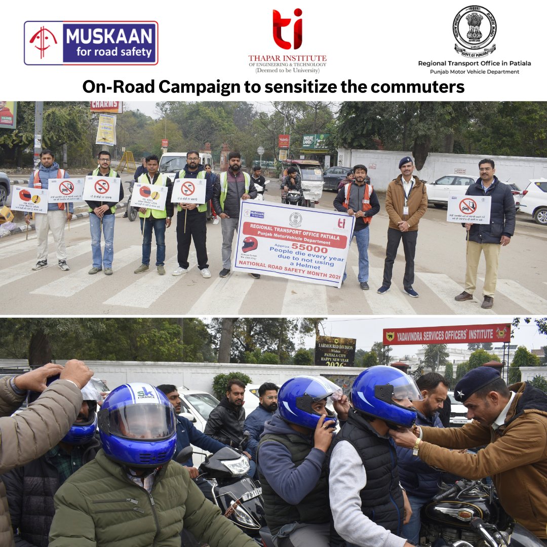 MUSKAAN: foundation for road safety tweet media