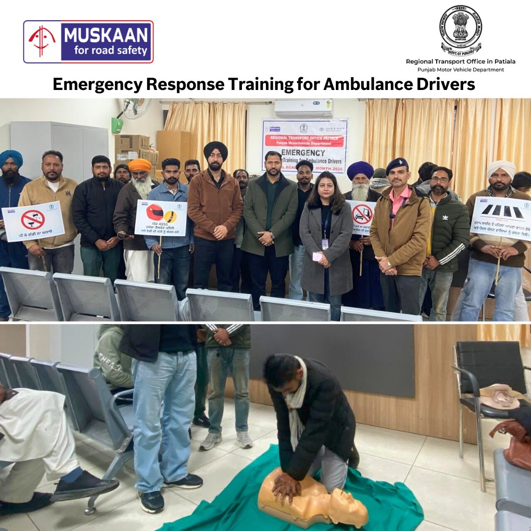 MUSKAAN: foundation for road safety tweet media
