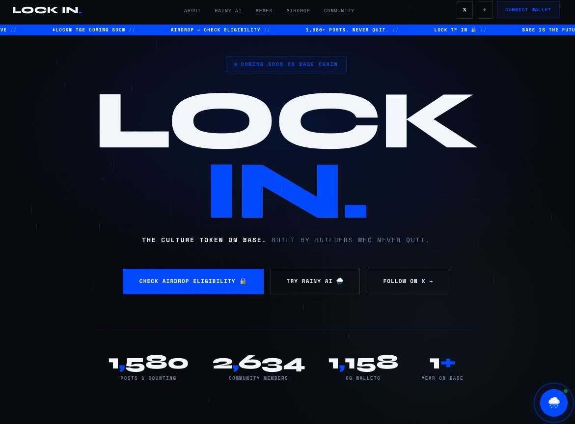 The Lock In. tweet media