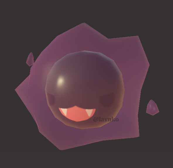 komosaur's tweet photo. modelling a pokemon everyday - day 118 gastly https://t.co/0eBptdqm4b