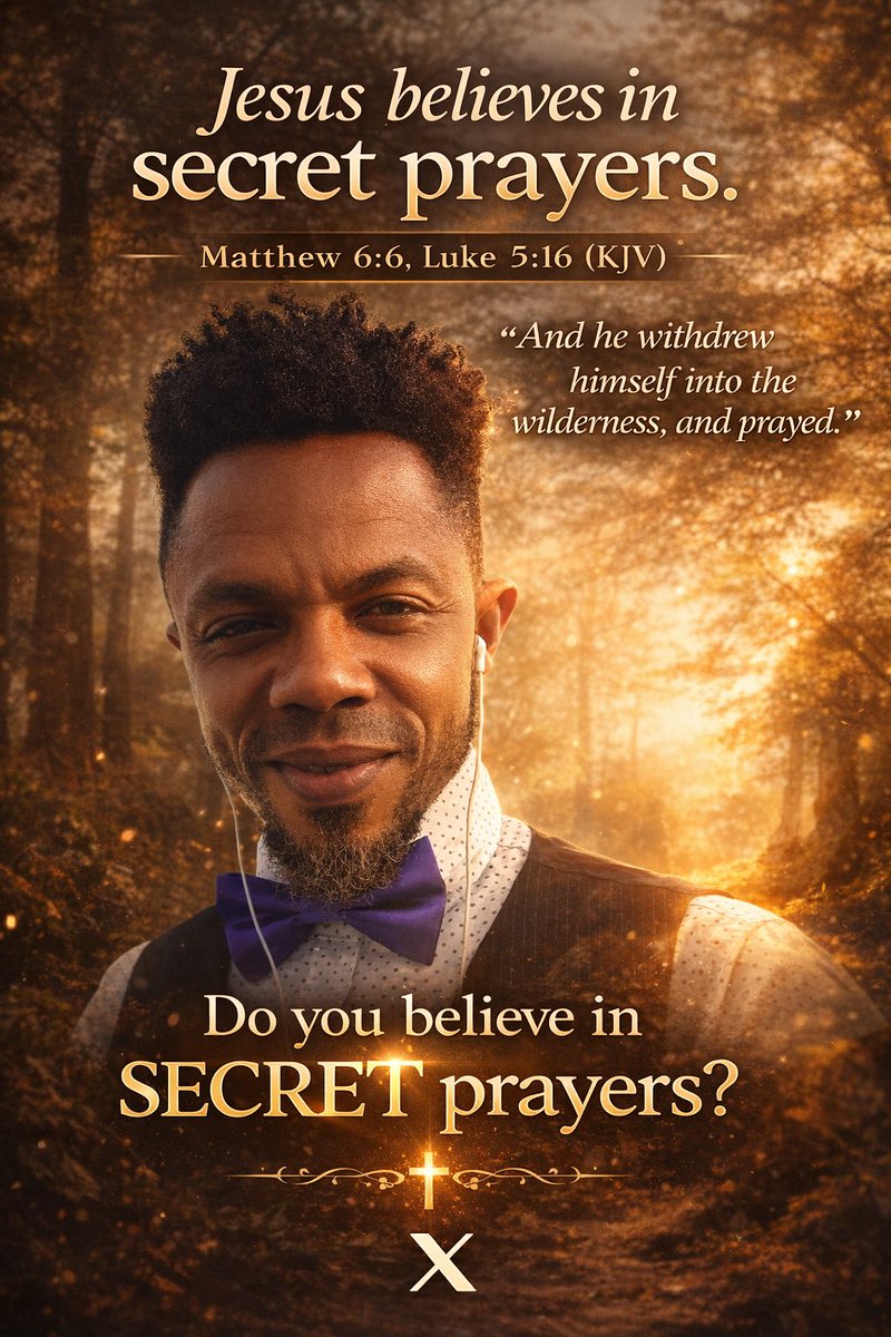 AEsharive60003's tweet photo. Some times when you pray, go into your secret place, and pray. Talk to the SPIRIT of GOD concerning the matter. And you don't need to shout, so that people should know that you are praying. Keep it secret sometimes. https://t.co/jdmXmKalpk