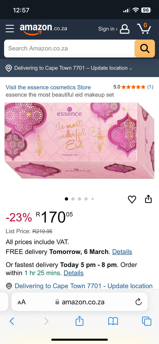 TheFabDiary's tweet photo. How cute is this from @essence_ZA ?! Perfect for Eid Gifting .. thinking of getting it for myself https://t.co/RhZtbT73pA