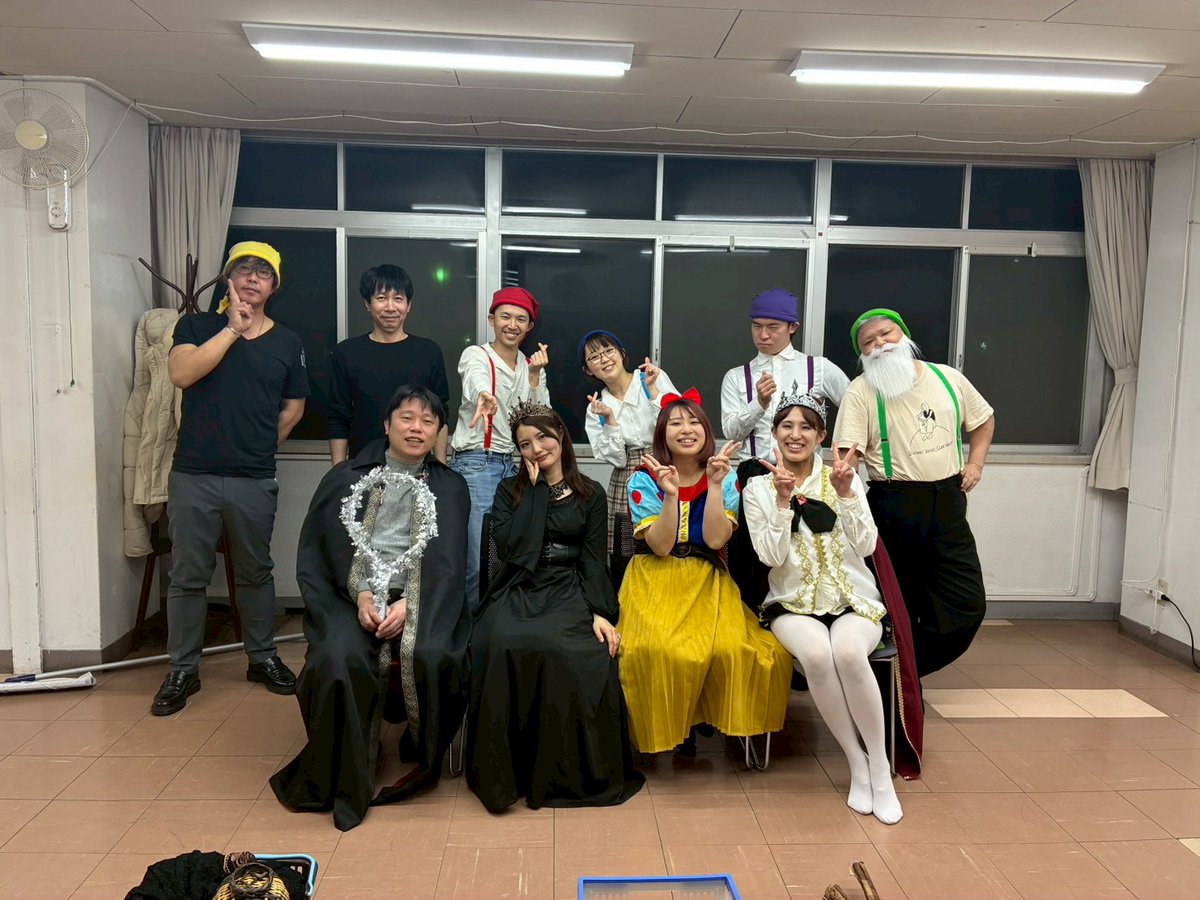 shibaigumitora's tweet image. じつはご縁で児童劇の上演オファーを頂きました！
一部キャストを変えて、白雪姫がかえって参りました！たくさんのこどもたちに楽しんでいただきforCHILDRENの活動幅が広がり、とても嬉しくおもいます！

#forCHILDREN
#とらしら
