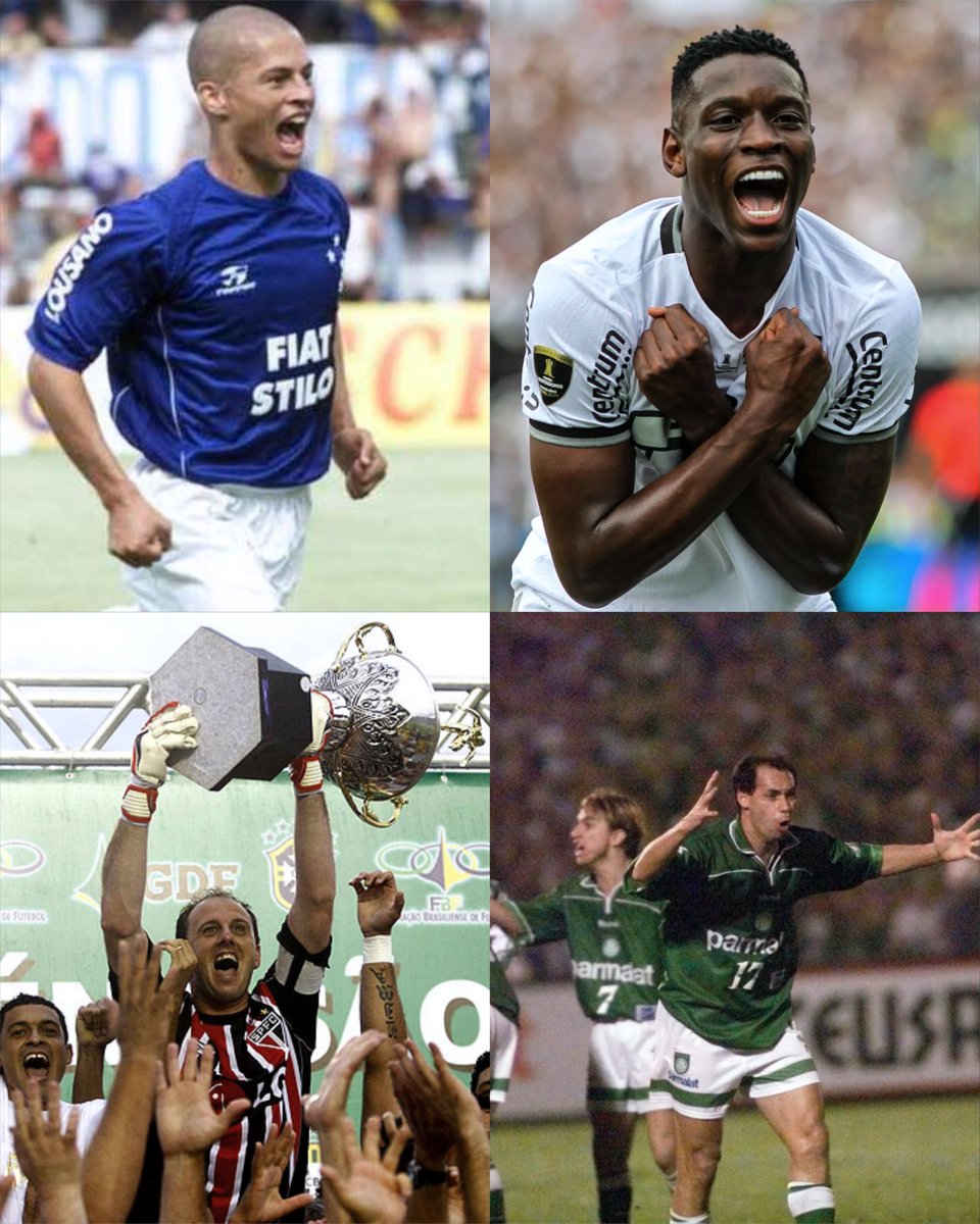 FutPrimeBrasil's tweet photo. Times difíceis de serem batidos

🦊 Cruzeiro da tríplice coroa
🔥 Botafogo em 2024
🇾🇪 São Paulo do Tri
🐷 Palmeiras com a Parmalat https://t.co/r1rNZwEXgY