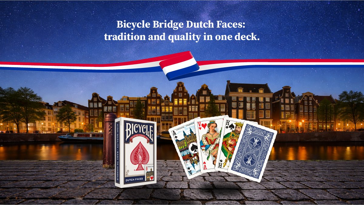 playingcardsEU's tweet photo. 🆕 Bicycle Cards Bridge Dutch Faces 🇳🇱🌷, now available at https://t.co/4JTeS52Ilv

#bicyclecards #dutchplayingcards #playingcards #DutchDesign https://t.co/uFJ99dOzwI