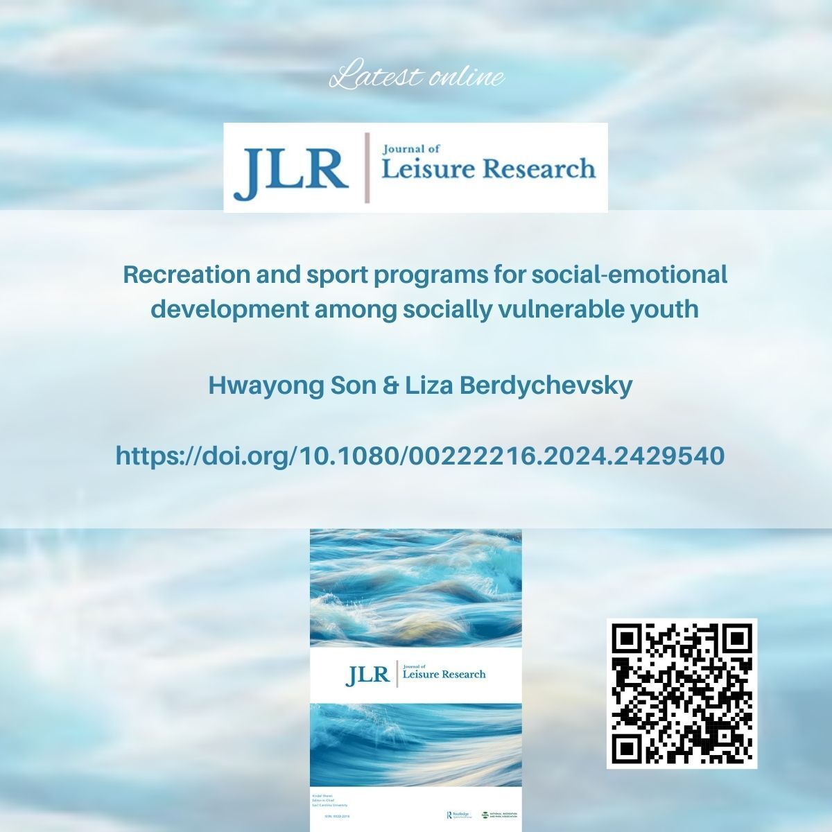 Journal of Leisure Research tweet media