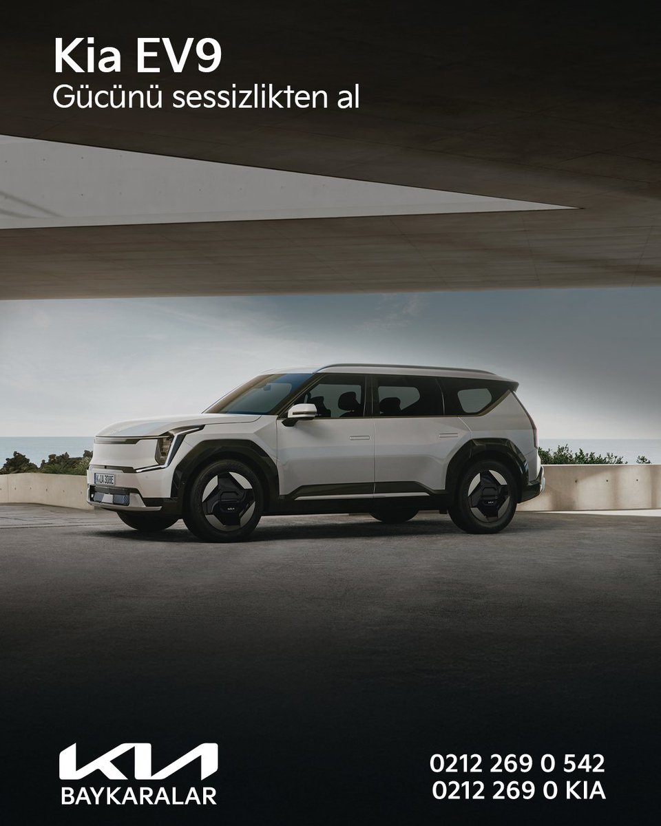 kiabaykaralar's tweet photo. Gücünü sessizlikten al.

Kia EV9; güçlü elektrikli performansı, anında torku ve geniş yaşam alanıyla SUV anlayışını yeniden tanımlar.
Sessizdir… ama etkisi büyüktür. ⚡
📍 İstanbul / Levent
📞 (0212) 269 05 42

#KiaEV9 #MovementThatInspires #KiaBaykaralar https://t.co/FniFUgBwrq