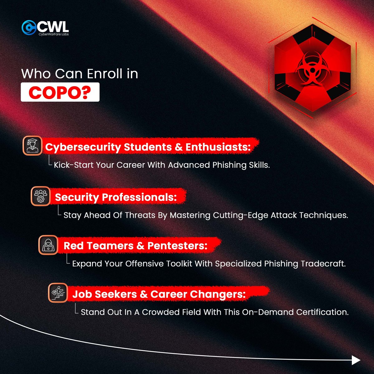 cyberwarfarelab's tweet photo. Phishing evolved. Your skills should too. Master modern phishing tradecraft with 𝐂𝐎𝐏𝐎 𝐚𝐭 𝐣𝐮𝐬𝐭 $49.
🔗 𝐄𝐧𝐫𝐨𝐥𝐥 𝐭𝐨𝐝𝐚𝐲: https://t.co/jRxcbsWbFI
#COPO #CyberSecurityTraining #CyberWarfareLabs https://t.co/NI9DkYMhhY