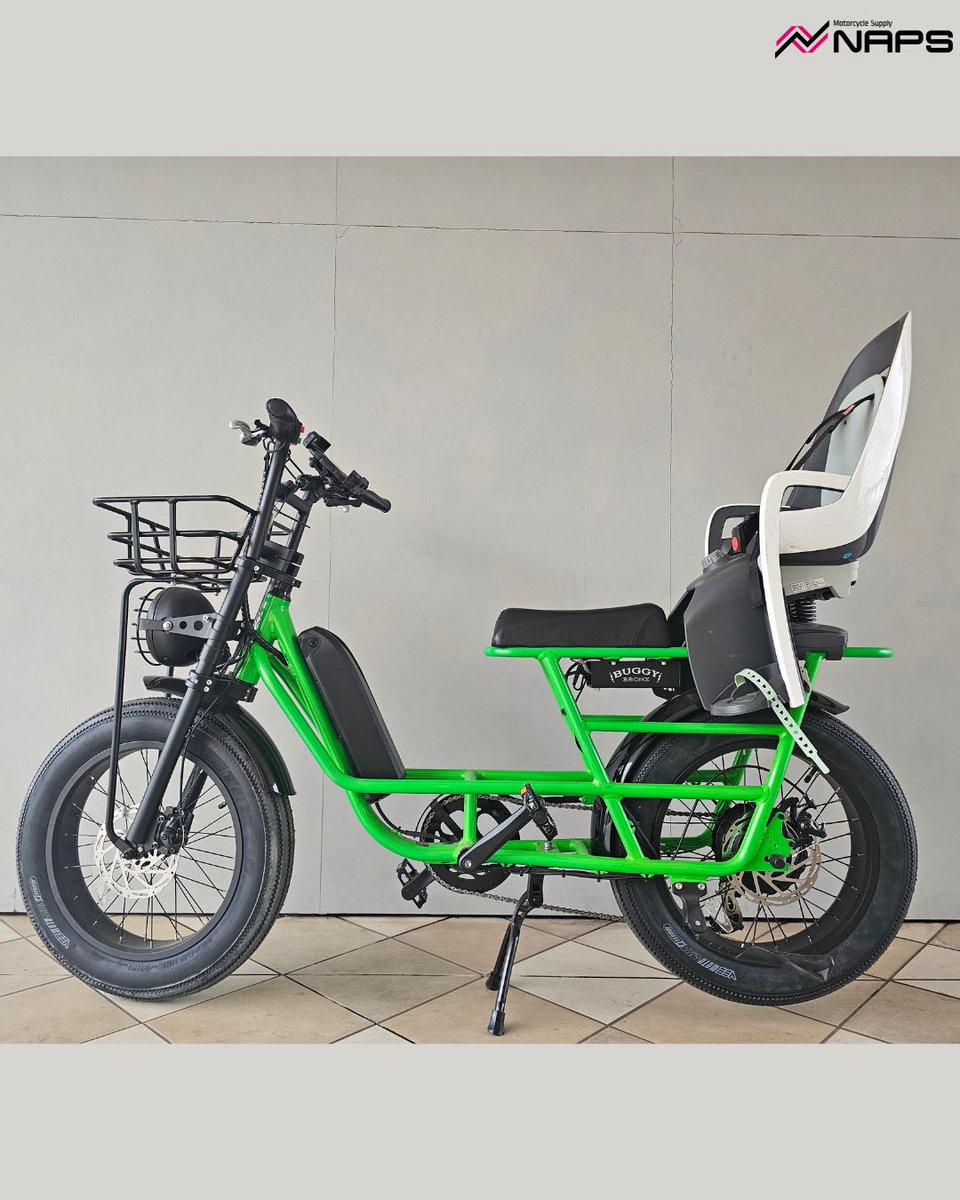 BRONX BUGGY Stretch】チャイルドシート付 電動アシスト自転車 航続