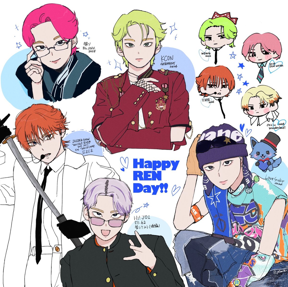 遅ればせながら 蓮くんお誕生日おめでとうございます🦊💙 いろんな