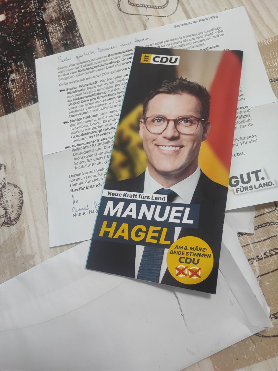 Was soll ich damit? 
Hätte er es wenigstens auf vierlagiges Klopapier gedruckt!!!