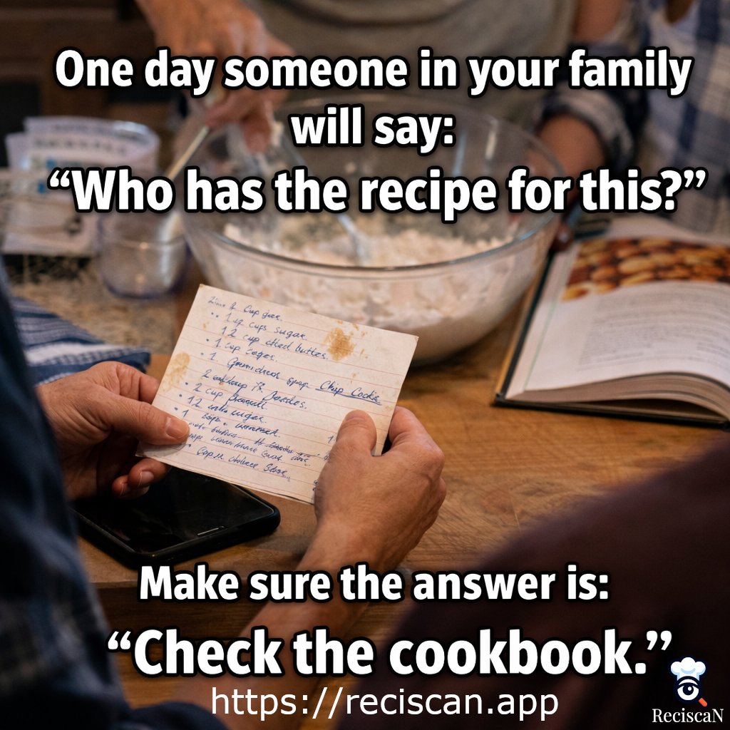 Reciscan's tweet photo. Check the cookbook. #familycookbook #recipe https://t.co/RrmfKeseMQ