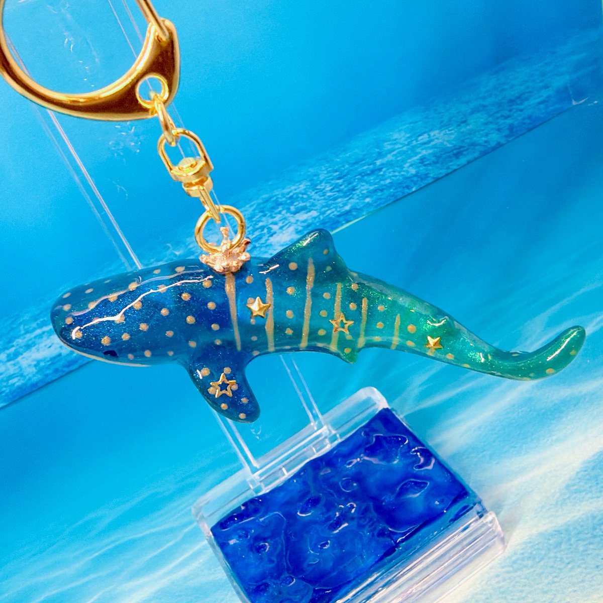 今日はグラデーションカラーのジンベエザメに挑戦しました🦈 とても