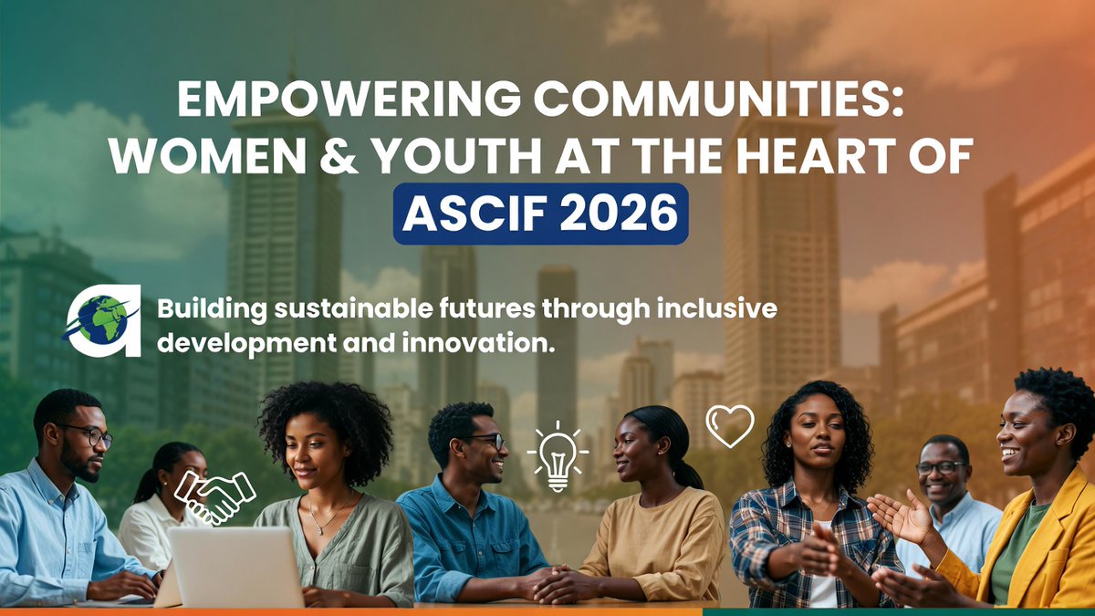 𝗘𝗺𝗽𝗼𝘄𝗲𝗿𝗶𝗻𝗴 𝗖𝗼𝗺𝗺𝘂𝗻𝗶𝘁𝗶𝗲𝘀: 𝗪𝗼𝗺𝗲𝗻 &amp; 𝗬𝗼𝘂𝘁𝗵 𝗙𝗼𝗰𝘂𝘀

ASCIF's 2026 work centers community empowerment, especially women and youth; through sensitization, inclusive programs, and access to smart solutions. Strong communities build strong, resilient