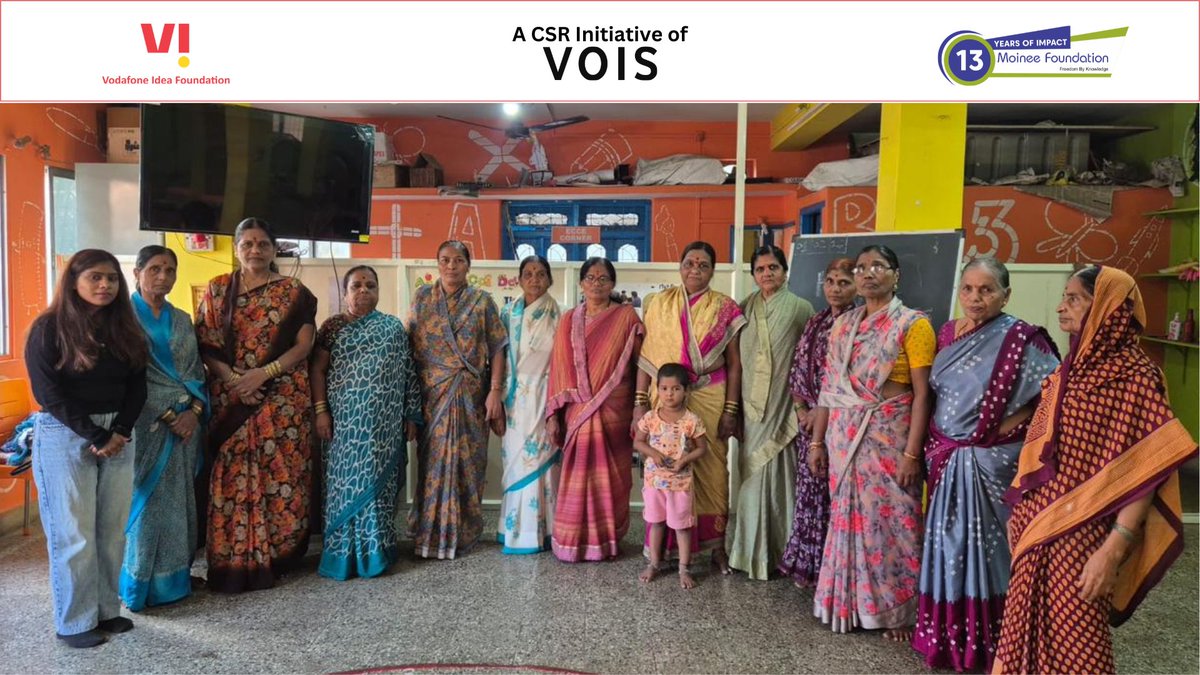 moineeorg's tweet photo. Wellness sessions for elderly women were conducted across Community Learning Centers, covering health awareness, nutrition, regular check-ups, and simple yoga exercises.

Encouraging healthier, stronger communities.

#eVidya #WomenWellness #CommunityCare #MoineeFoundation https://t.co/ky9U6pJQm6