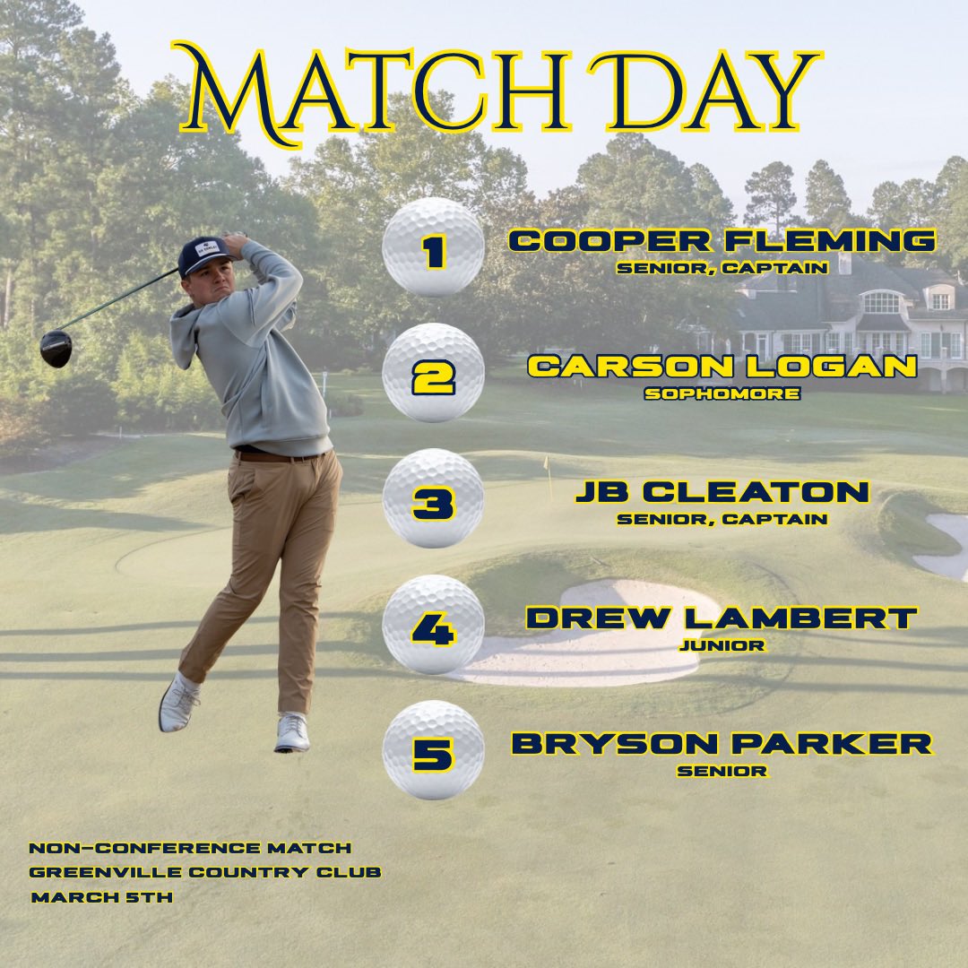 D.H. Conley Men's Golf tweet media