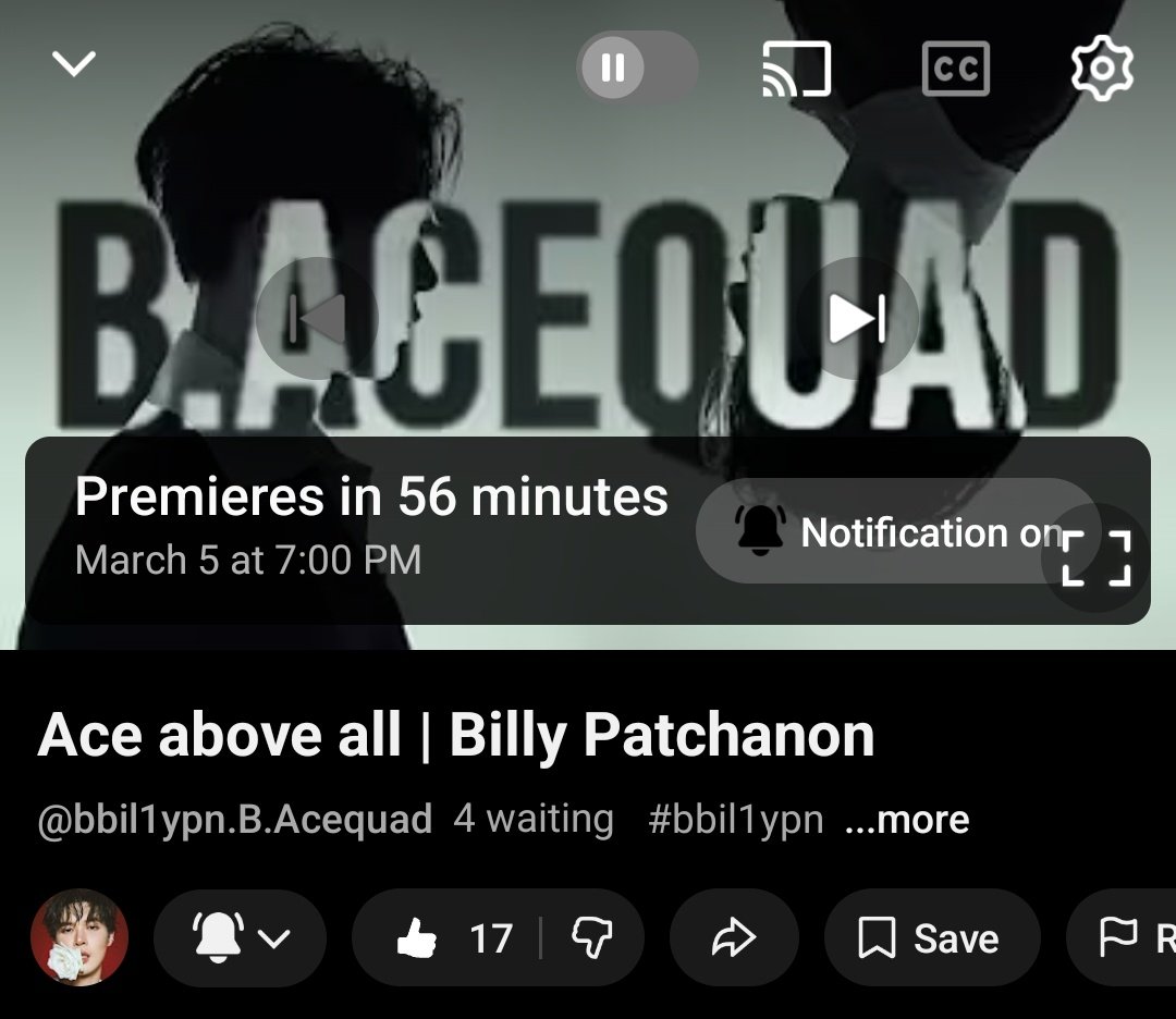 ห๊าา 1 ทุ่มวันนี้แอค b.acequad มีคอนเท้นลง?! (จะใช่คลิปตอนถ่ายโปรไฟล์ / photoshootใหม่หรือเปล่า 🥹👌) 

🔔 กด notify + ไลค์คลิปล่วงหน้า รอดูกันทุกคนๆๆ 🤍

youtu.be/Prpfh-exvB0?si…
#bbil1ypn ; #star1ight
#billypatchanon
#BACEQUAD