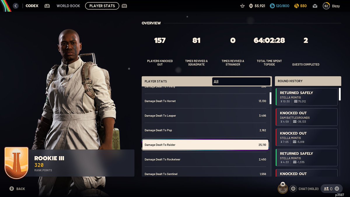 dizzyrn_19's tweet photo. Rookie numbers on arc raiders #ArcRaiders https://t.co/pmY6RhQwpP