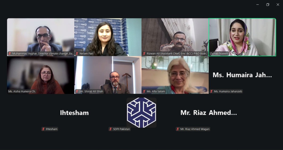 SDPIPakistan's tweet image. 🧵 Session Highlights
Strengthening Locally Led #ClimateAdaptation in 🇵🇰 Beyond Optics, 📅 5 March 2026 | organized by SDPI with National Adaptation Plan 

🟢Chief Guest – Ms. Aisha Moriani 
Secretary, Ministry of Climate Change, Pakistan 
emphasized the need to critically assess