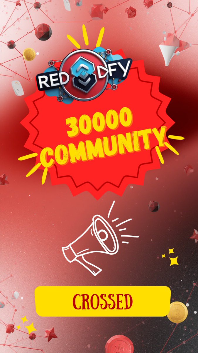redyfy2026's tweet photo. 🚀 Milestone Achieved!

We’re proud to announce that REDYFY has officially crossed 30,000 users on the platform! 🎉

Thank you to our incredible community for the trust and support.

Let’s keep building the future together. 🔥

#REDYFY #Milestone #P2P #Crypto #Web3 https://t.co/VYzt1MvfOk