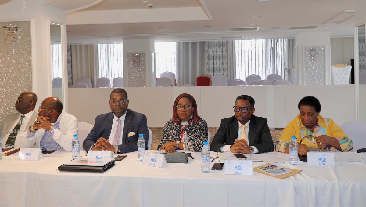 UN_Cameroon's tweet photo. The steering committee  also evaluated the progress of the project, 10 months after its launch. It came out that successes have been recorded in fostering a peaceful electoral environment, strengthening institutional capacities, and promoting inclusion and civic engagement. https://t.co/WE7j9Tc0RZ