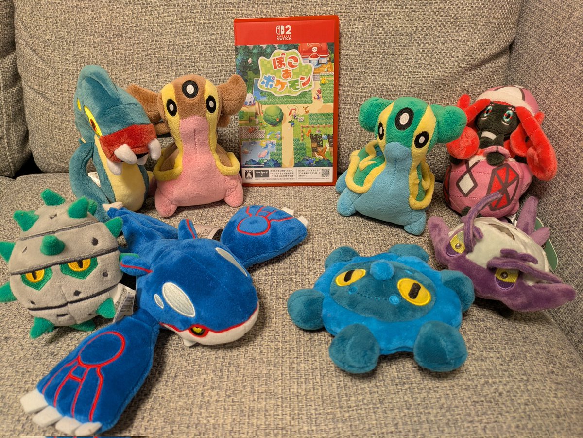 ソフト届いてた✨️
ぽこあポケモン始めるよ〜！！

#ぽこポケ