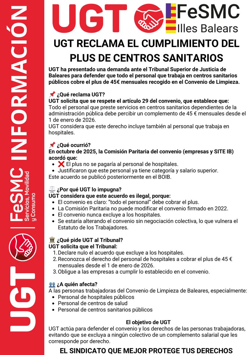 FeSMC UGT Illes Balears tweet media