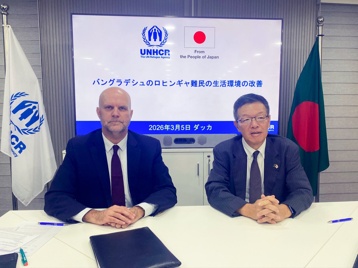 UNHCR_BGD's tweet image. 🇯🇵 Thank you, Japan, for your generous support to Rohingya refugees!

Your $2.6M contribution helps ensure safe shelter+ primary healthcare+ clean cooking solutions.
Steadfast support like yours keeps hope alive for refugees in 🇧🇩.

🙏 Arigato, Japan!
🔗👇
data.unhcr.org/en/documents/d…