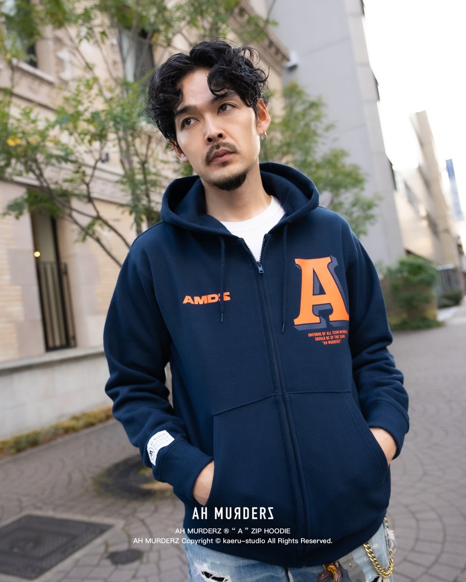 ah murderz パーカー AH MURDERZ “ A “ ZIP HOODIE - 【公式】AH MURDERZショップ通販サイト