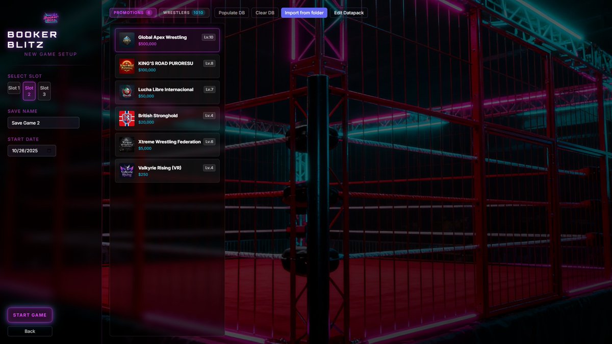 Booker Blitz - Wrestling Booking Sim tweet media