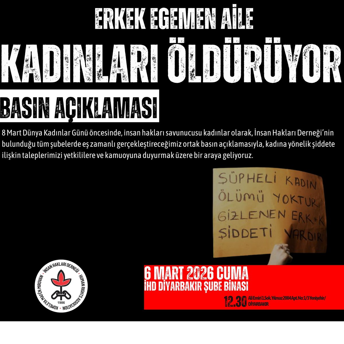 İHD Amed Kadın Komisyonu tweet media