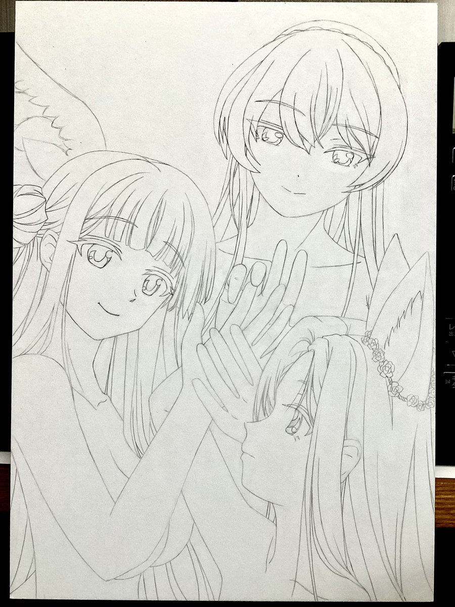 次はハイロゥを描き込むのですが、この作品の優先度は高く無いので、少々待たせるなぁ。
そう言えば、この3人の水着フィギュアが、セガ様からプライズで出るですよ。 夏に。