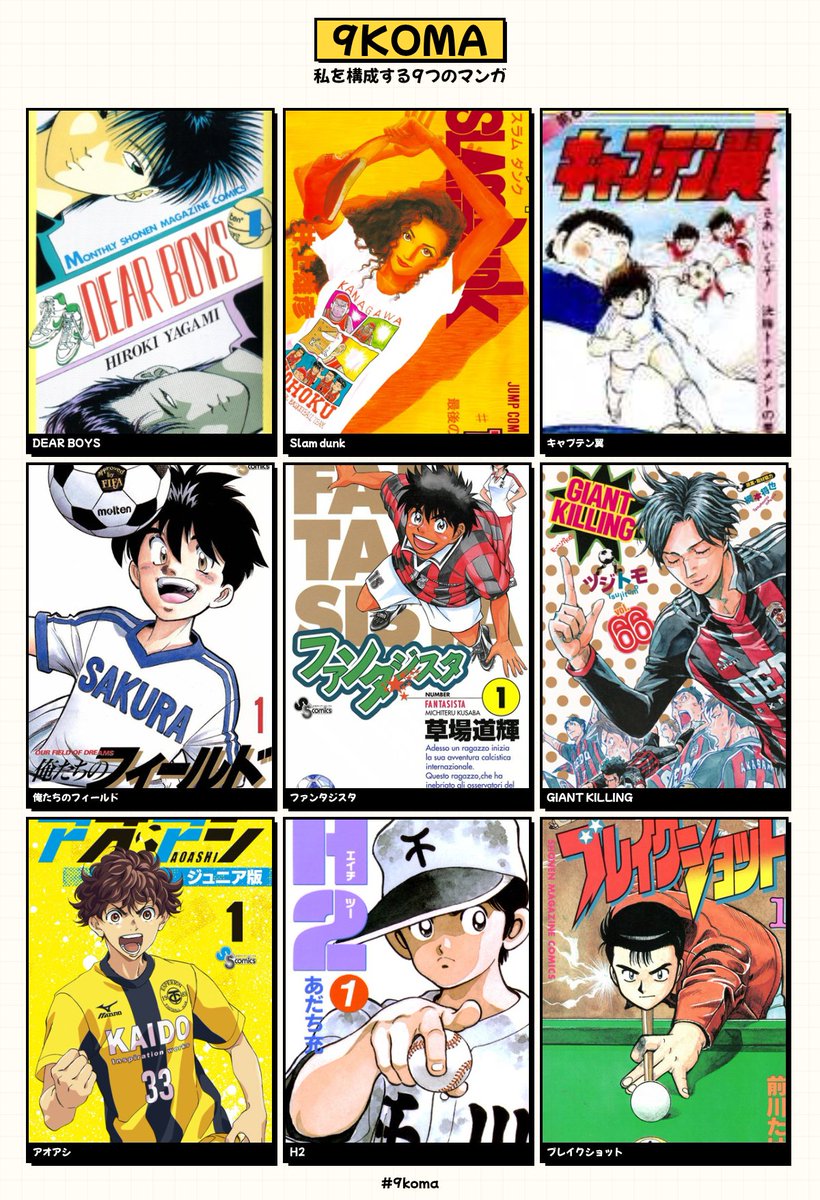 Post by ぼるく on X: スポーツ漫画編w