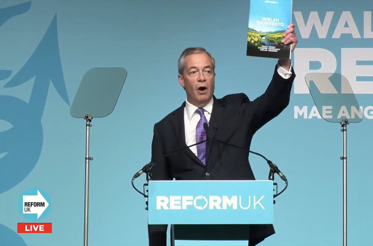 Reform are using the word “manifesto”

We’ve gone mainstream lads!