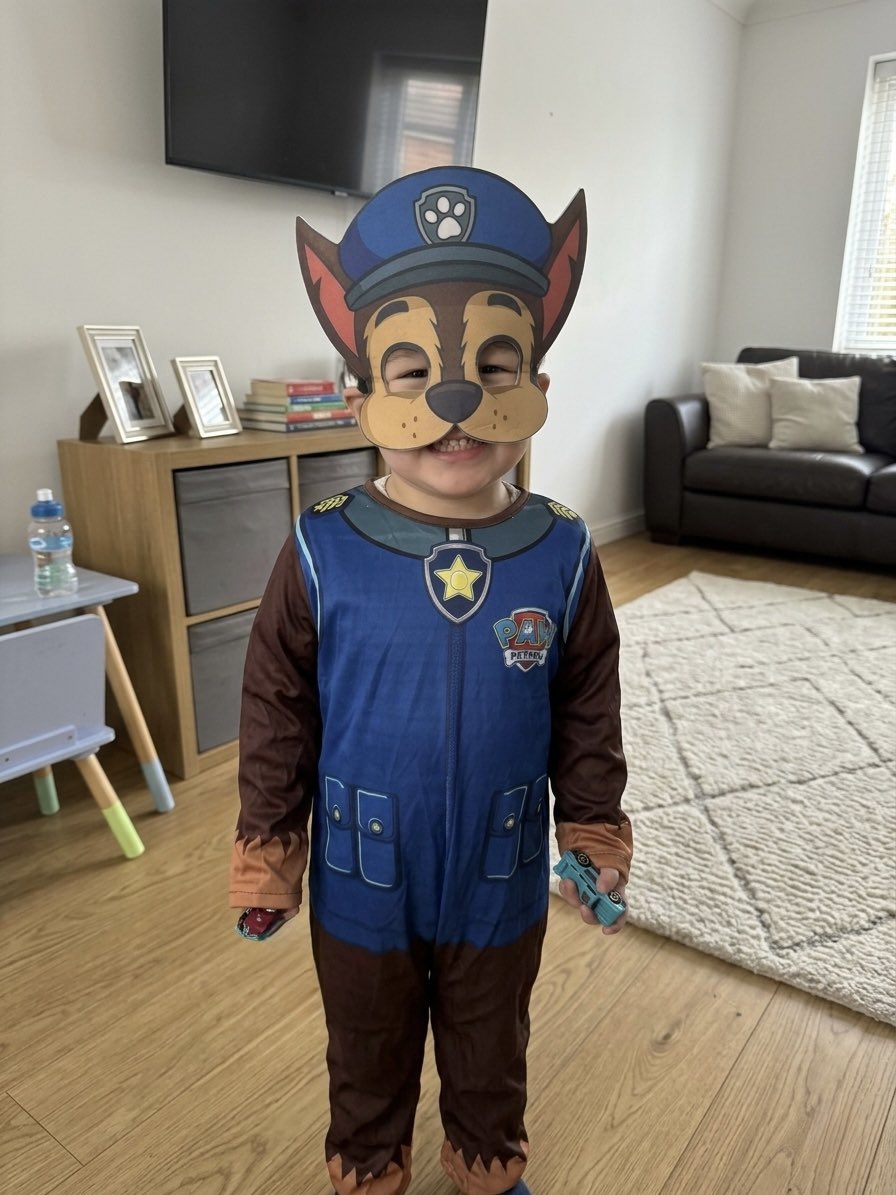 johnllanelli's tweet photo. Chase from PAW Patrol for World Book Day! https://t.co/v5GMDqJdmk