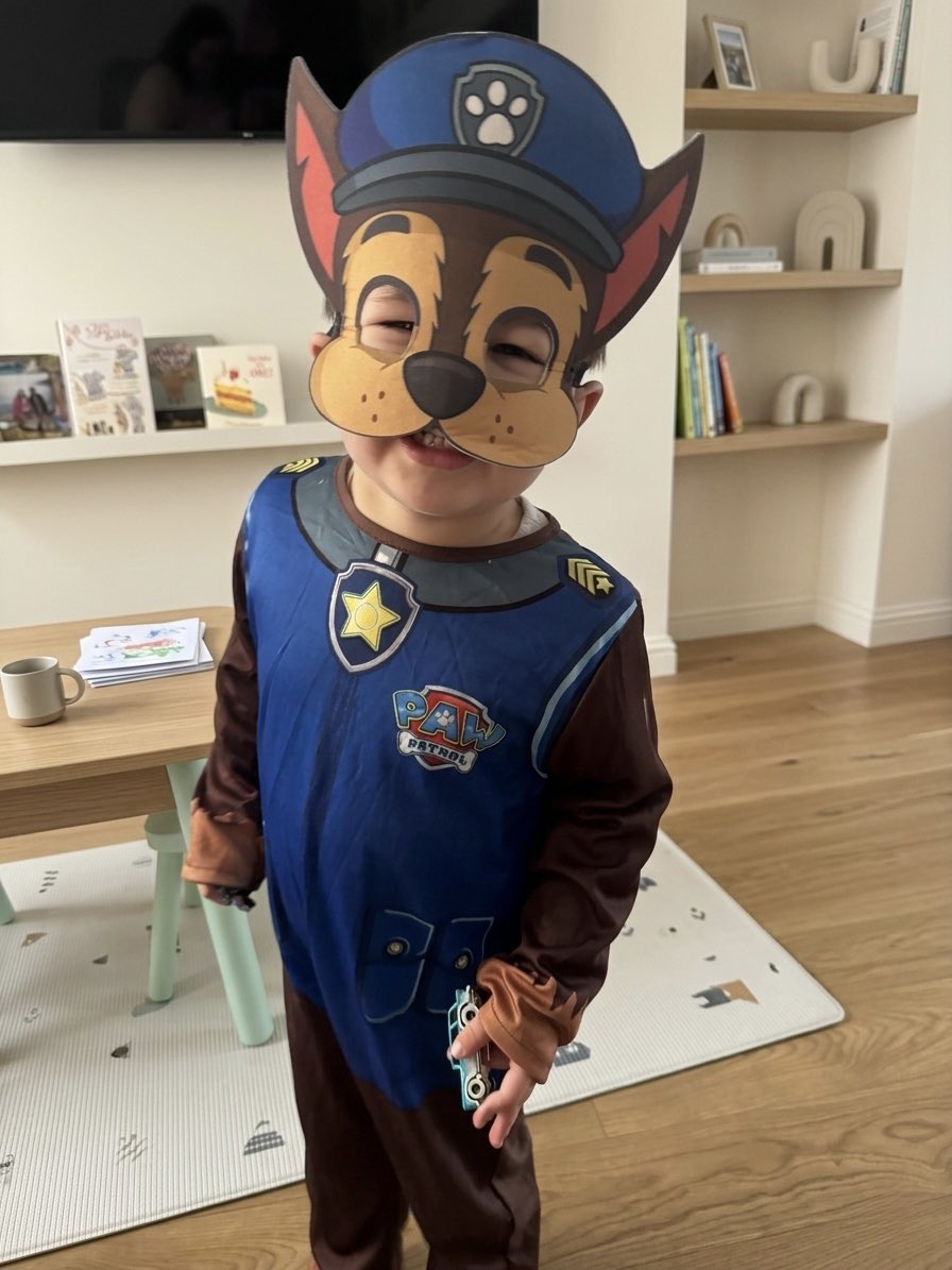 johnllanelli's tweet photo. Chase from PAW Patrol for World Book Day! https://t.co/v5GMDqJdmk