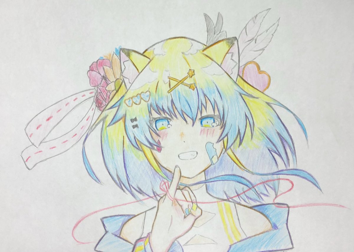 rinrinngocha710's tweet photo. りんごを忘れないでくれてありがとうンゴ〜🍎✨️
まだ、描いてくれる人がいるなんて思ってなかったンゴだから…
涙腺崩壊してます🥹
今日はね凄く縁起が良い日なんだって❣️
りんごは、元気ですンゴー！
ありがとうぴーちゃん〜👑⚡️ https://t.co/kb37RN0yY2