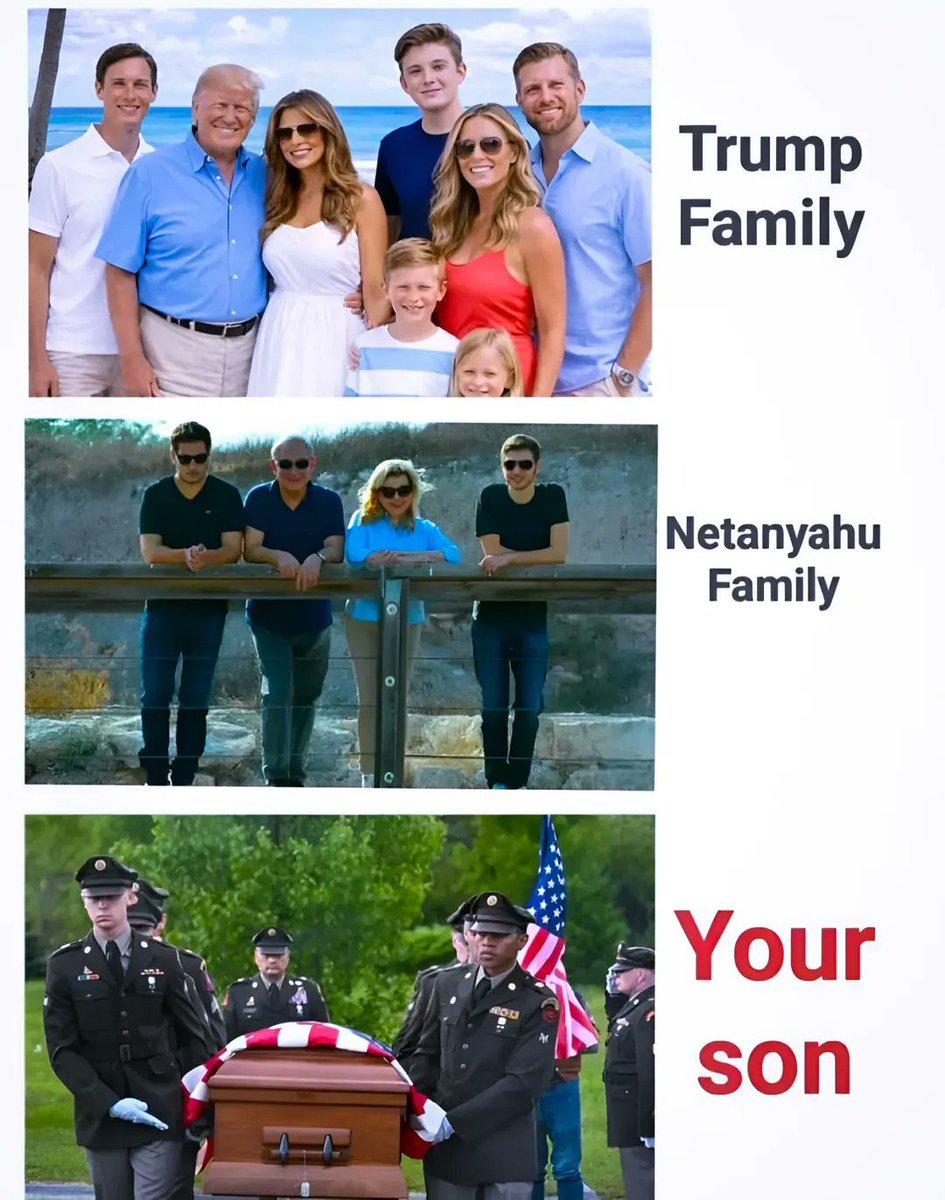 sire_lamar's tweet photo. @WealthWatcherCo Dear Americans,
This is a reason for Americans to stop the war.

Find other reasons in the image. God bless America 🇺🇸 https://t.co/aCzPLT4Txx