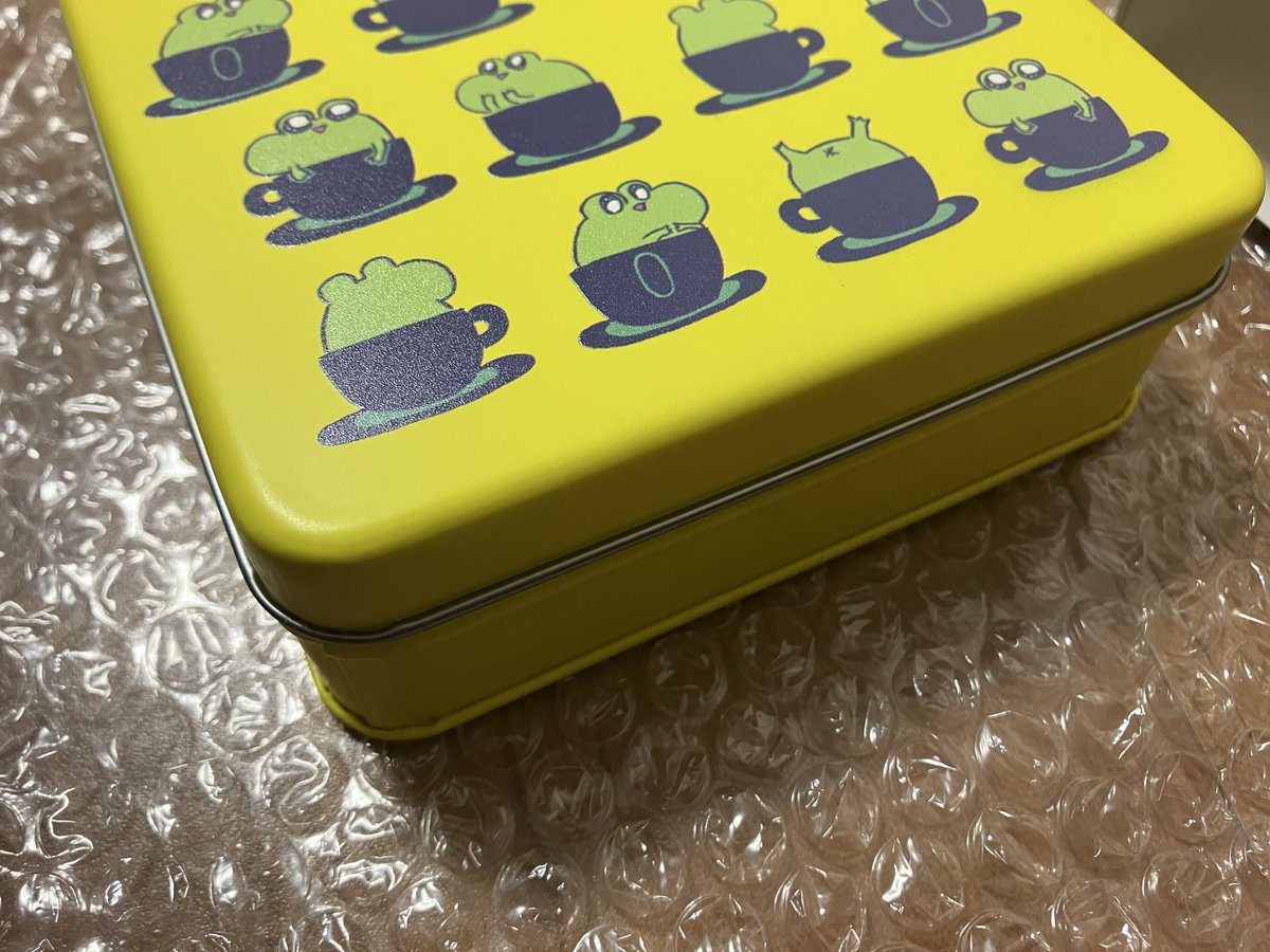 2月は布と缶を作っていたのでした🐸ｹﾛｫ