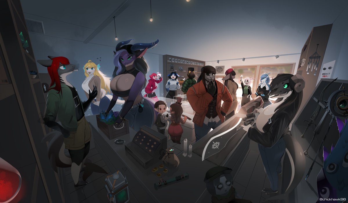 Chickhawk Commission(2) tweet media