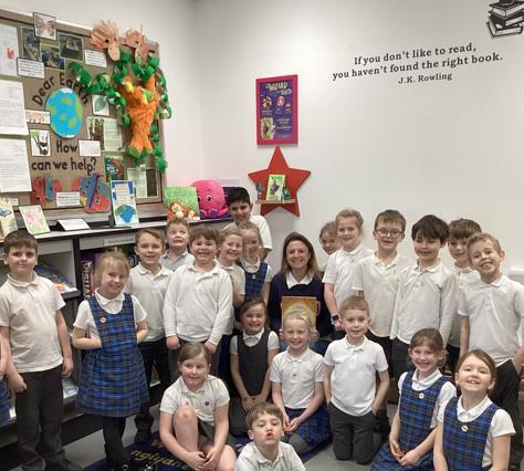 StanningtonFir2's tweet photo. Year 2 had their first mystery reader at story time today. A huge thank you to Ms Mussett-Harford for reading 'The Frog Who Thought He Was A Dog' to us all. We thoroughly enjoyed it! Here's a little secret.......did you know that she wrote this book herself?! Amazing. https://t.co/9cwVl587MK